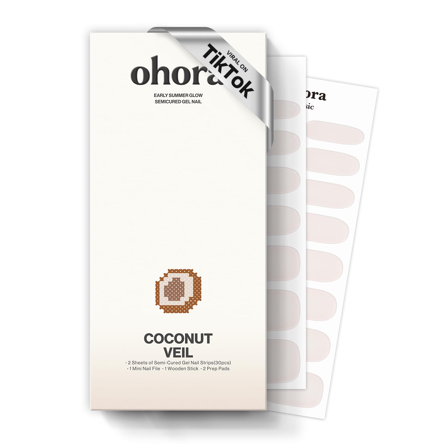 ohora front packaging showing kit contents and quick application benefit