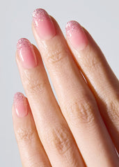 ohora close-up of laid-out nail strips displaying size variety and accents