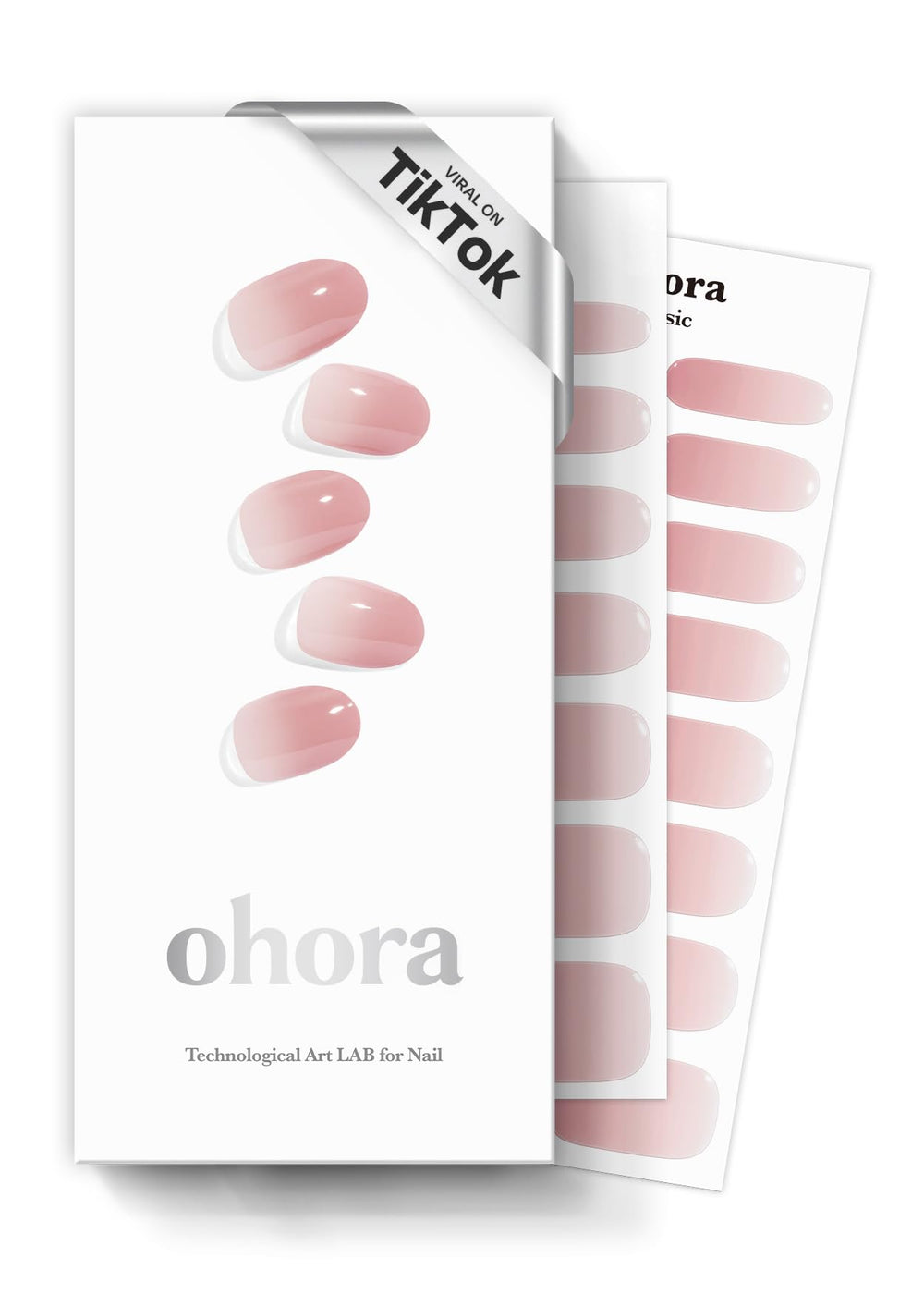 ohora front box showing N Milk Rose kit and included tools for quick application