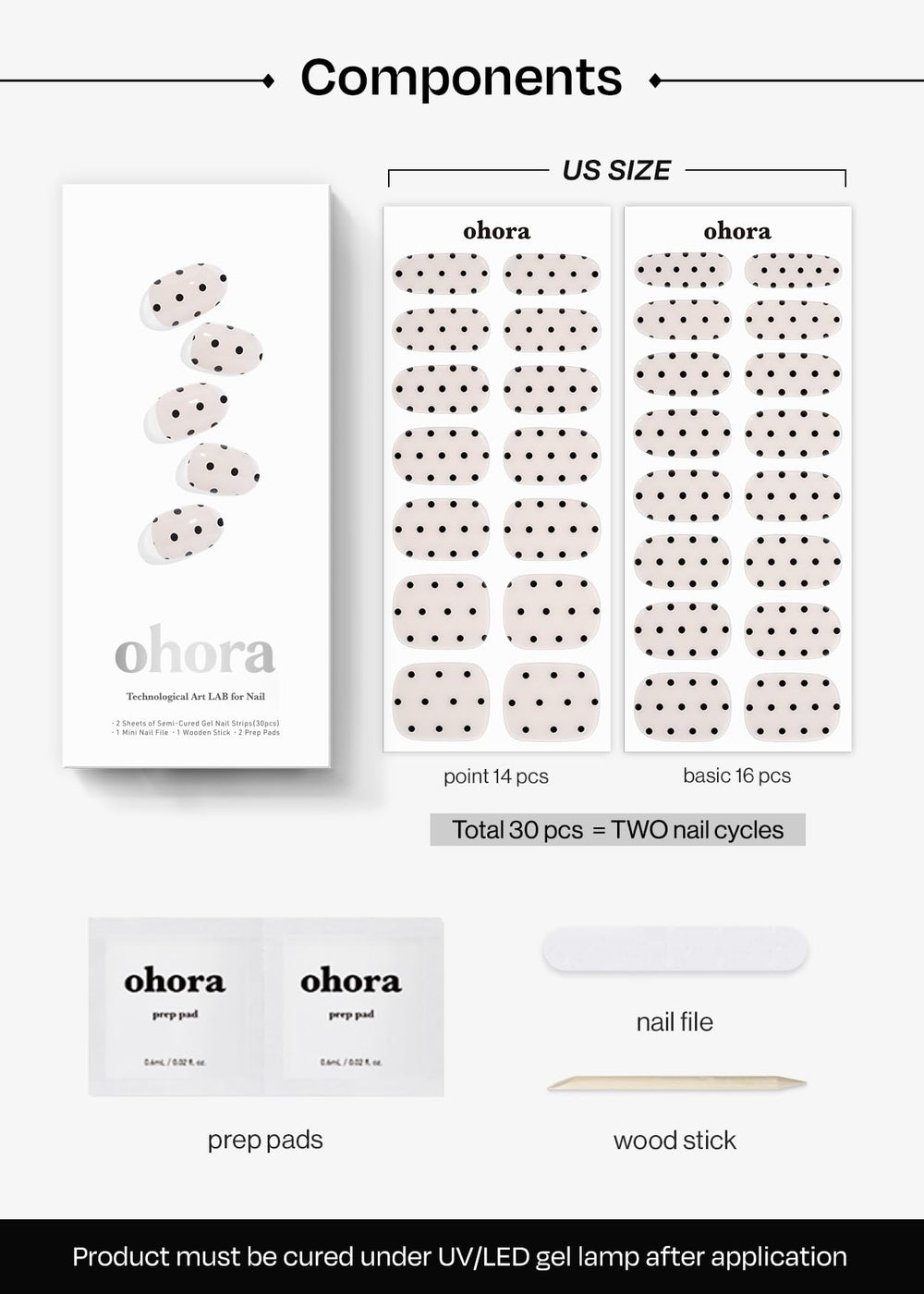 ohora on hands showing scale and fit across nail sizes for a natural-looking manicure