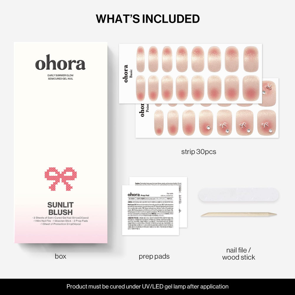 ohora flatlay of kit contents shows everything included benefit ready-to-use set