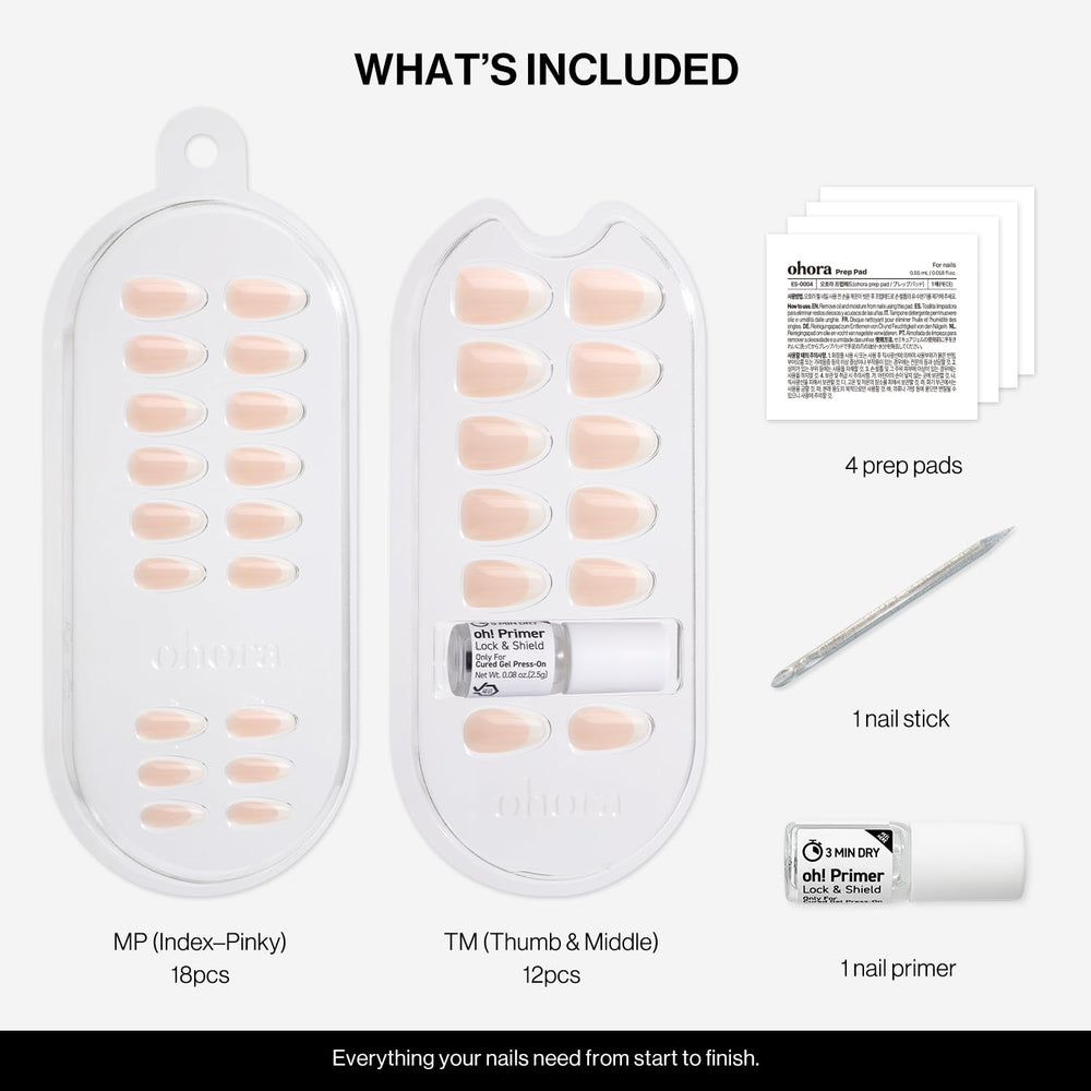 ohora removal tools and documentation illustrating clean removal and nail care