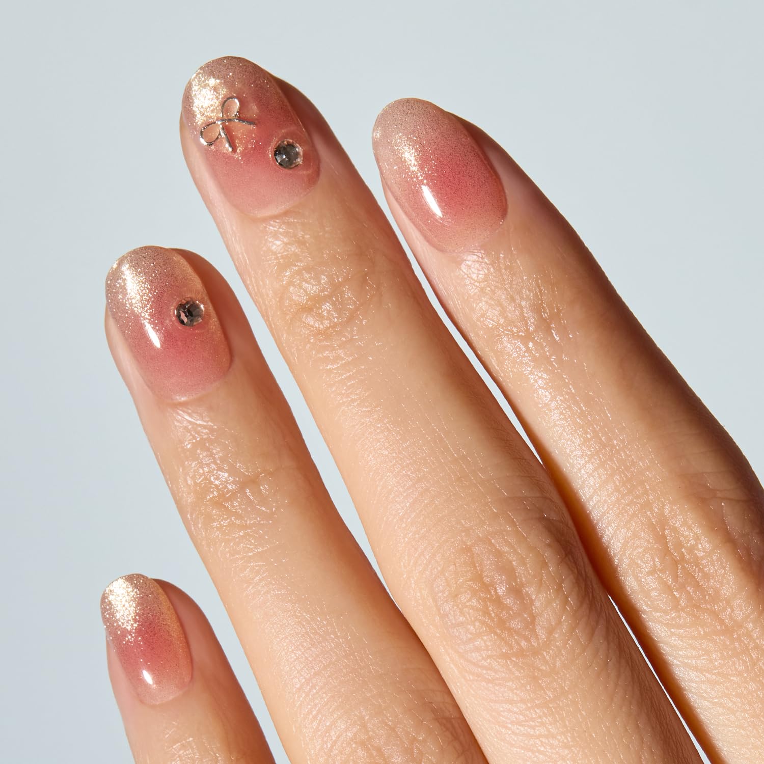 ohora close-up of ombré strip gradient shows smooth texture and color payoff