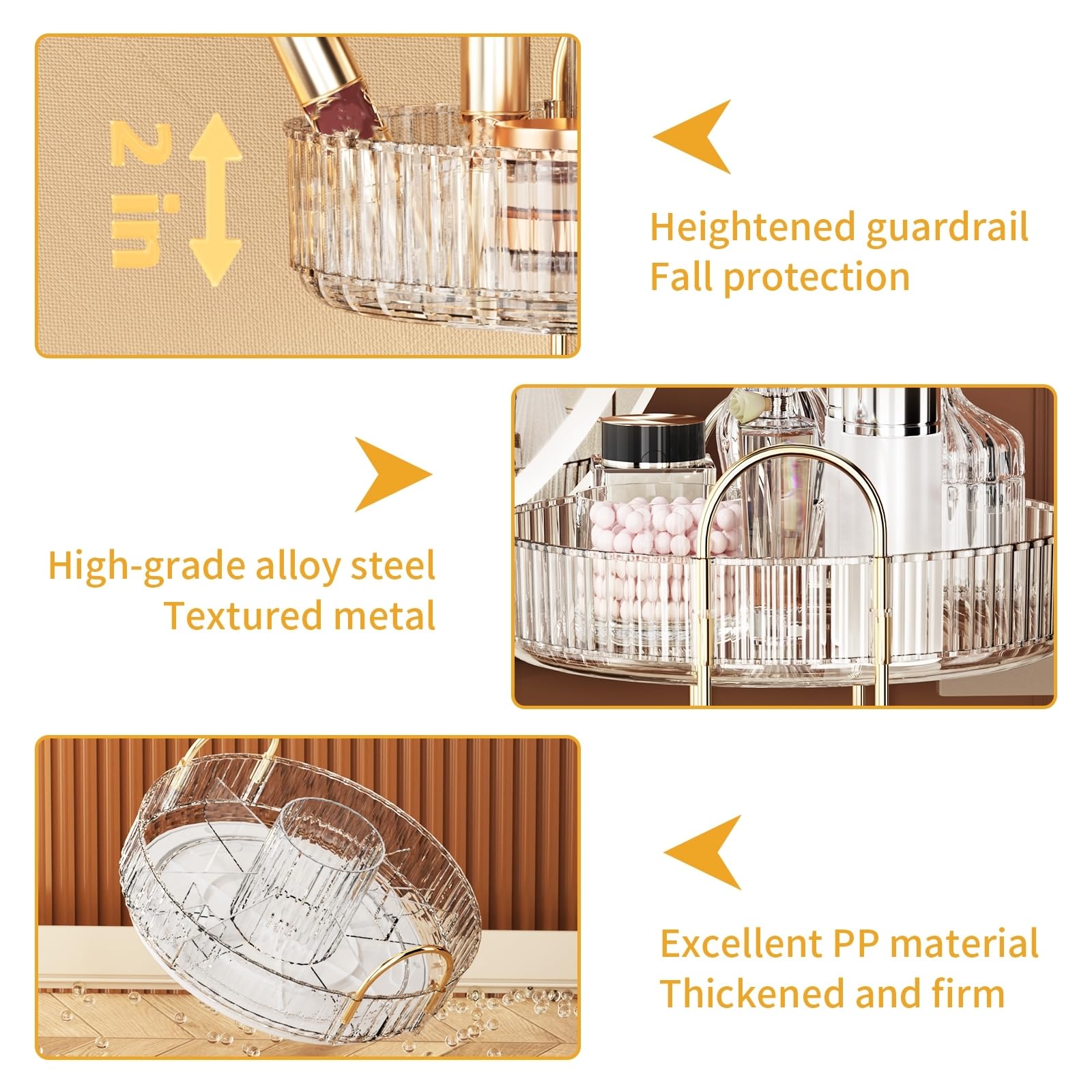 Oifecsie PET material and metal bracket detail for durable support
