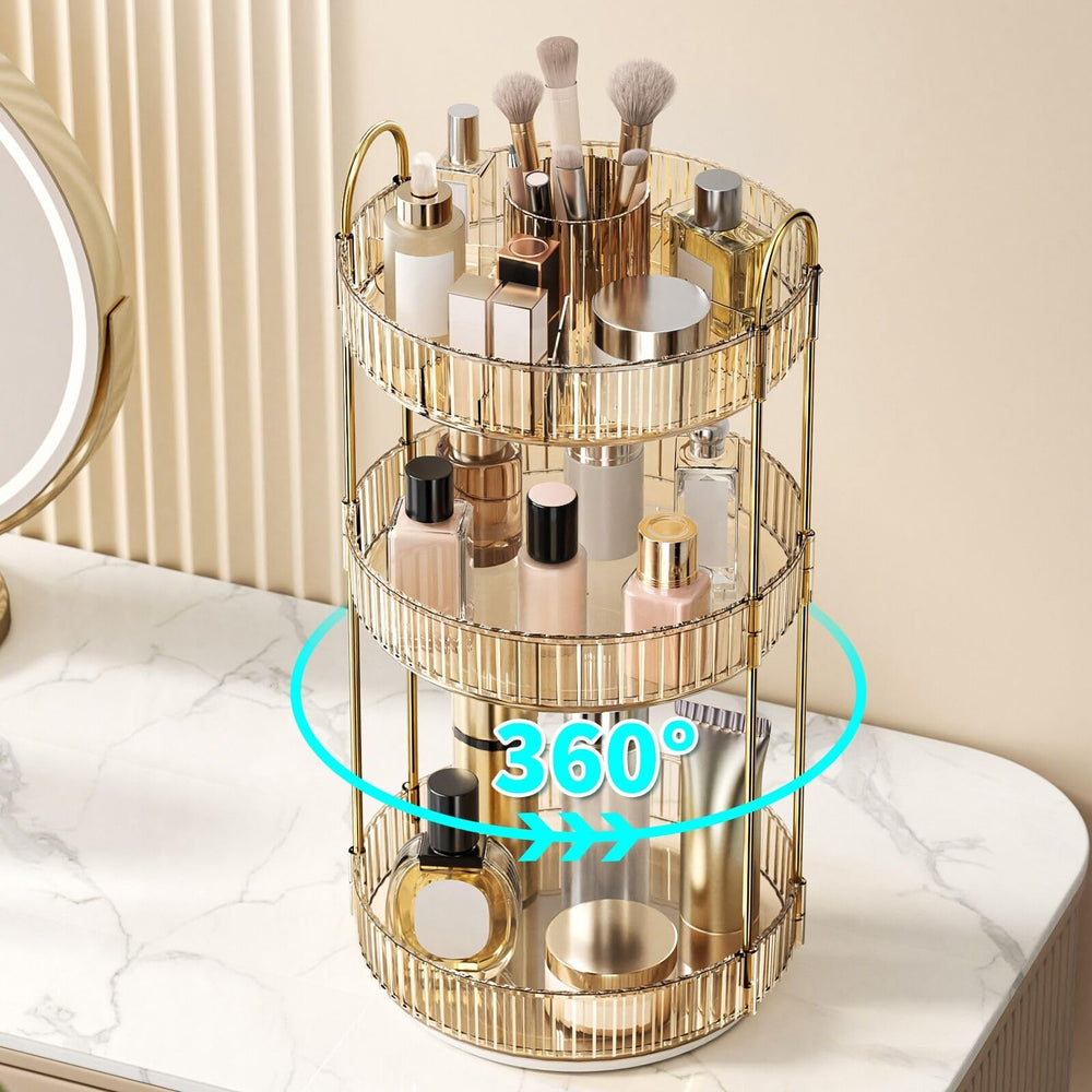 Oifecsie size comparison with skincare bottles showing large-capacity storage