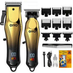 OIYO front packaging showing the clipper kit and benefits of cordless convenience