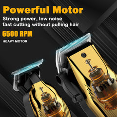 OIYO guide combs neatly arranged to show length options for versatile styling