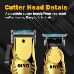 OIYO titanium blade close-up highlighting sharpness and smooth cutting