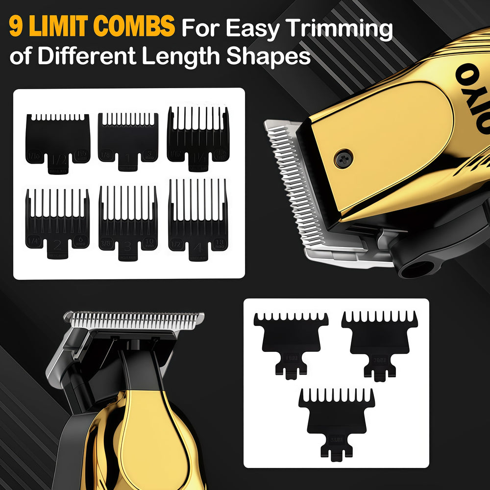OIYO trimmer in use on beard demonstrating precision and low-noise operation