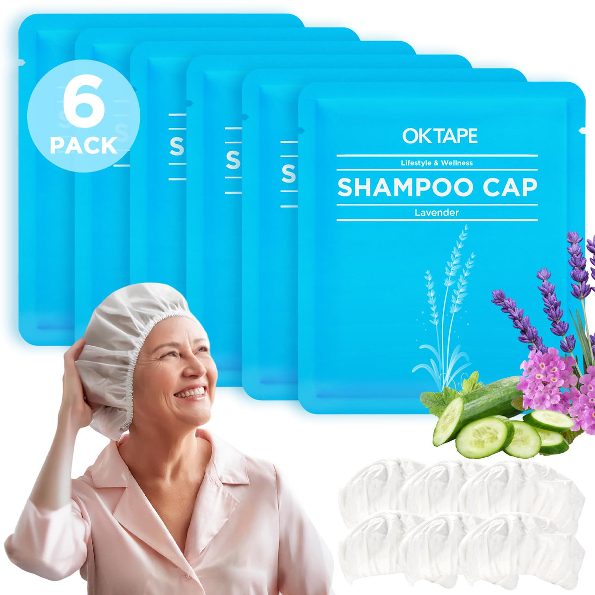 OK TAPE front packaging showing six-pack and scent labels for quick identification