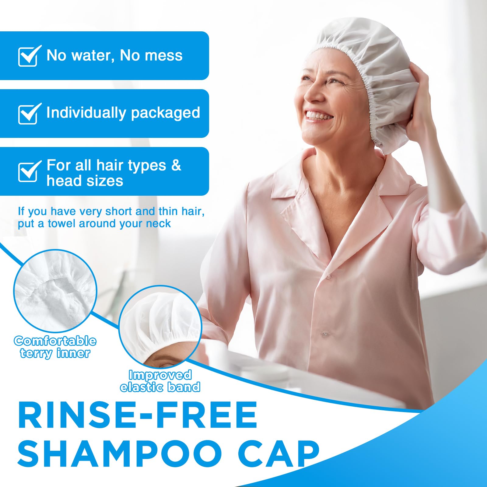 OK TAPE individually wrapped cap emphasizing hygiene and single-use convenience