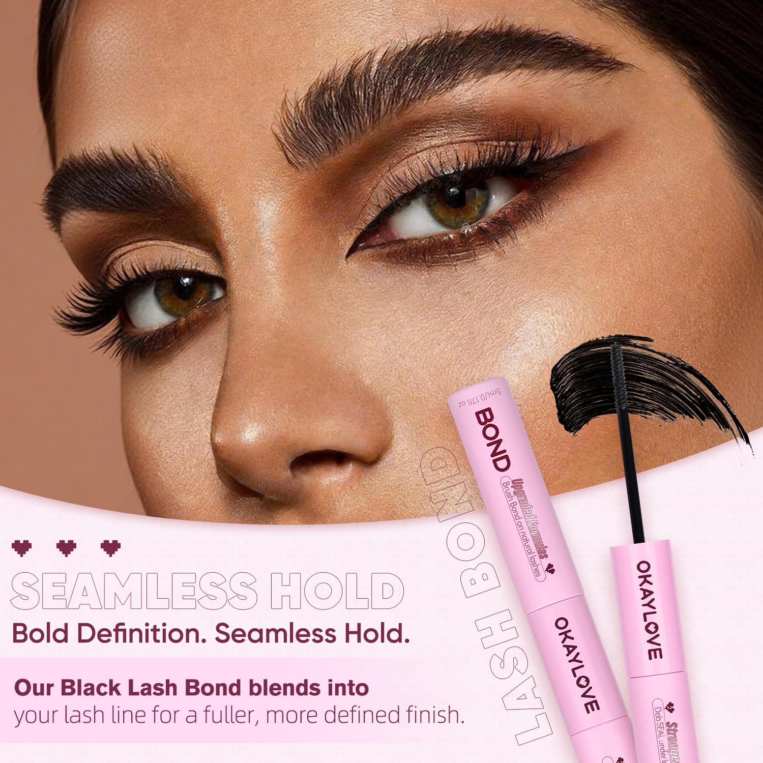 OKAYLOVE clear seal cotton tip detail ensuring even protective finish