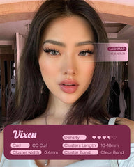 OKAYLOVE thin 0.4mm clear band detail for nearly invisible lash line finish