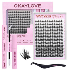 OKAYLOVE kit front packaging showing Vixen clusters and tools for versatile looks