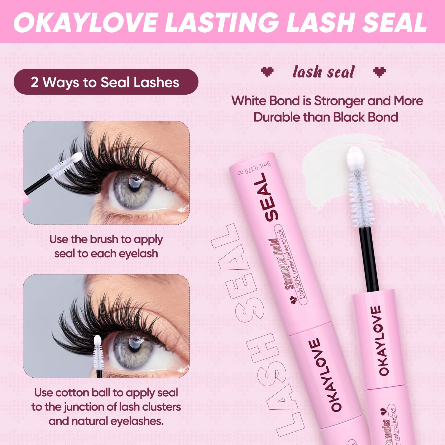 OKAYLOVE in makeup bag lifestyle scene illustrating everyday durability