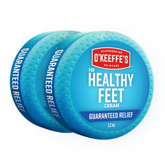 O'Keeffe's jar front view showing label and size for quick identification and reassurance