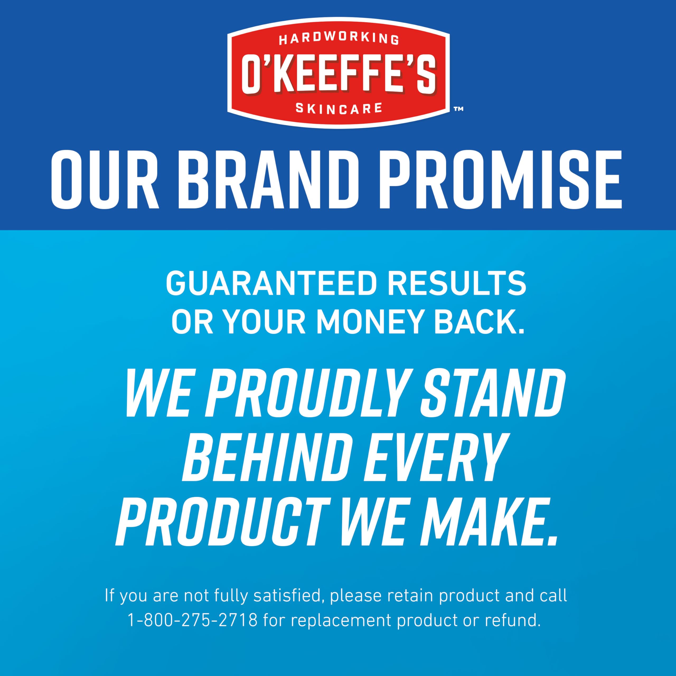 Two O'Keeffe's jars together indicating the value pack and travel convenience