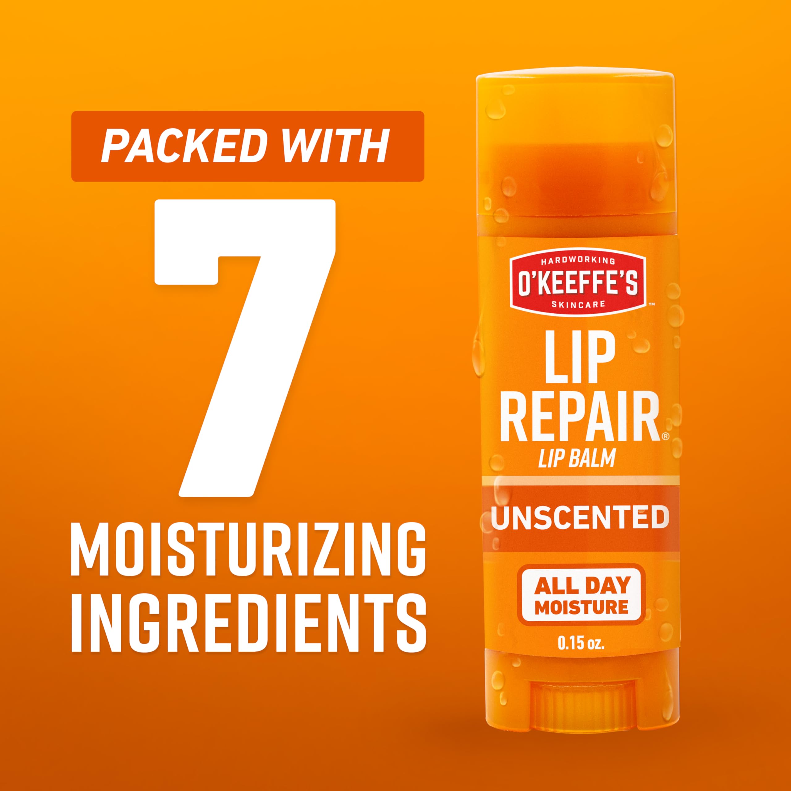 O'Keeffe's six-pack boxed arrangement for convenient bulk replenishment