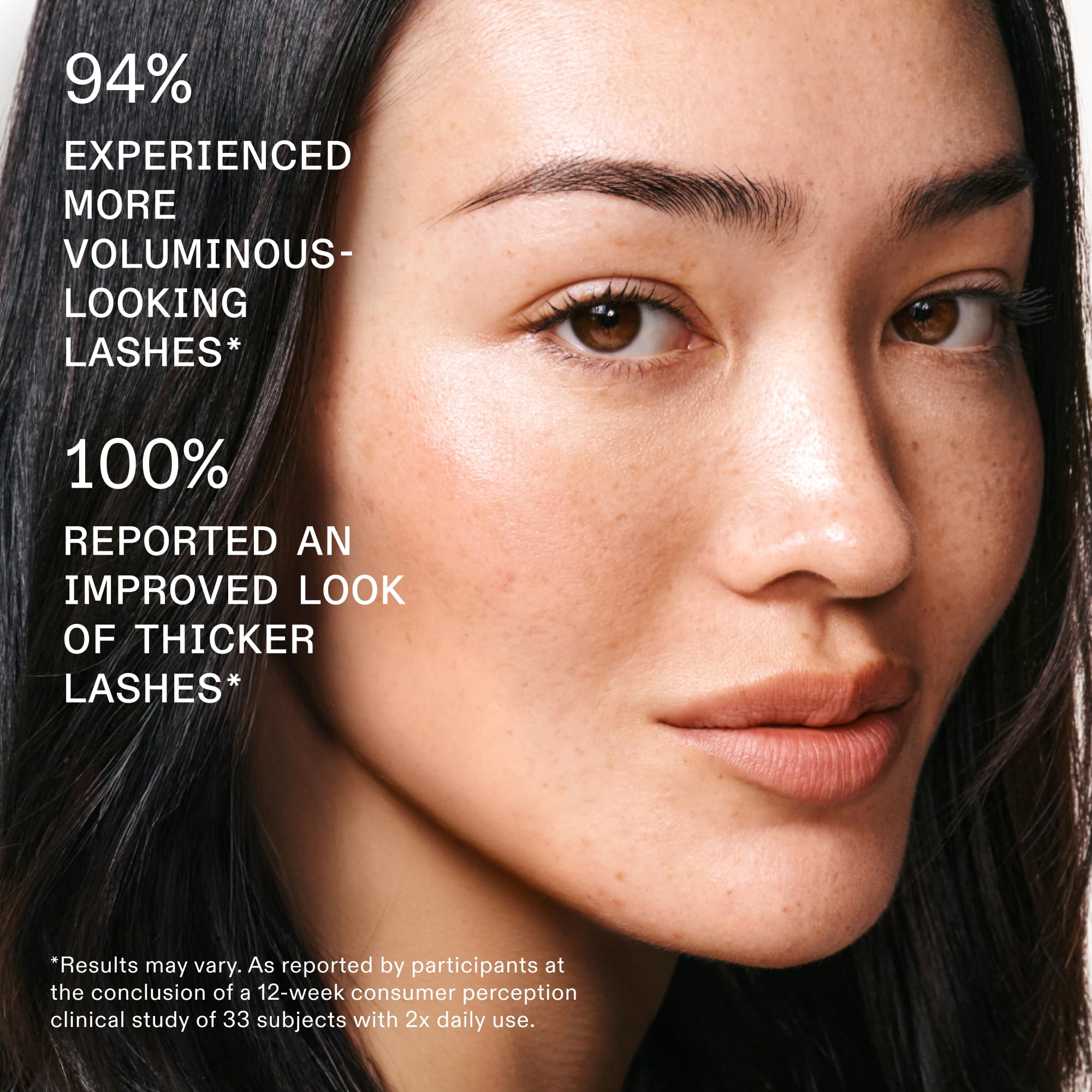 Olaplex applicator brush close-up demonstrating precise lash-line delivery