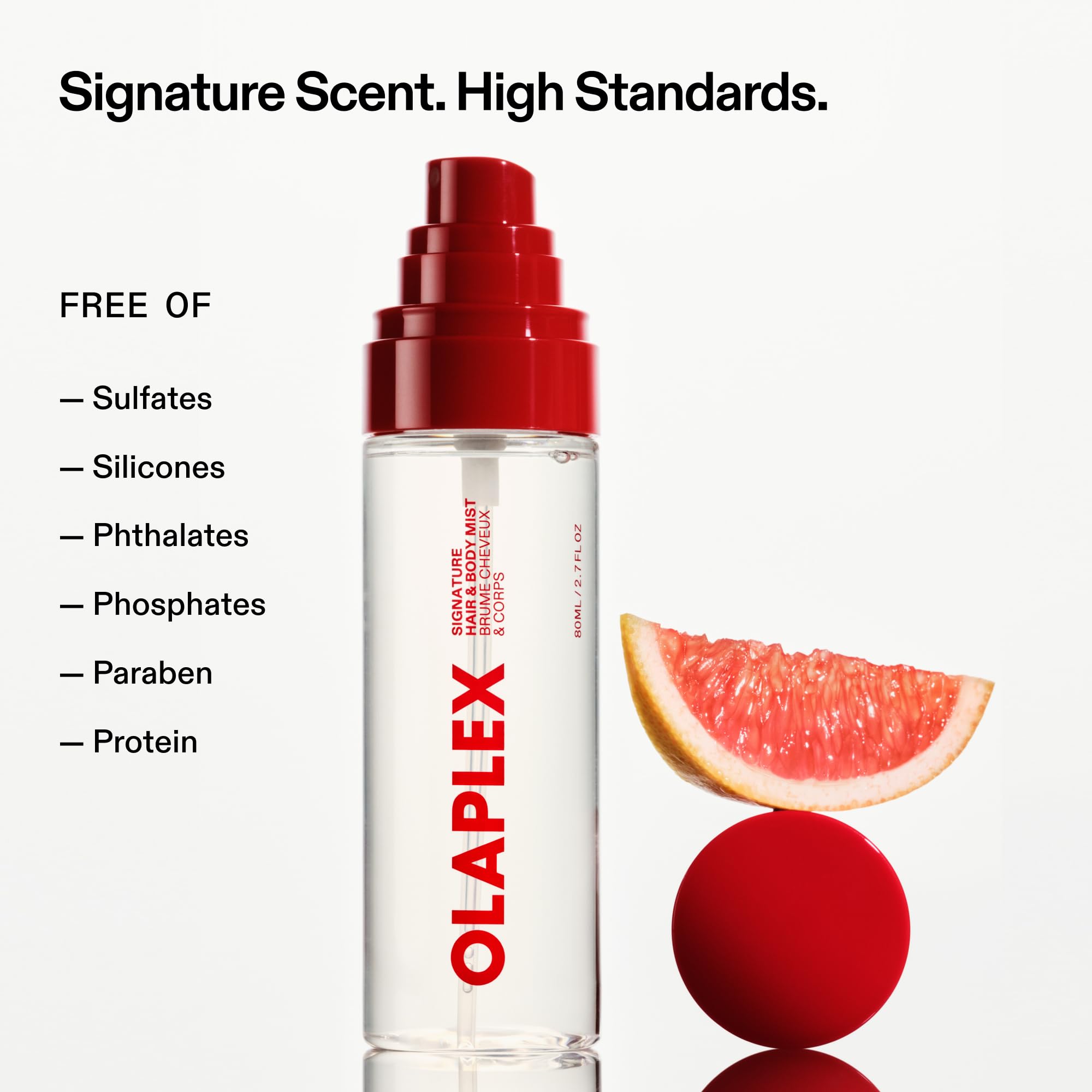 Olaplex mist inside a handbag in lifestyle setting for on-the-go freshness