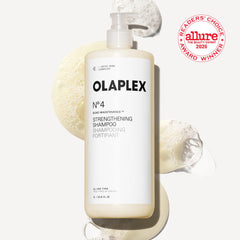 Olaplex bottle pump and cap detail showing easy dispensing for salon efficiency