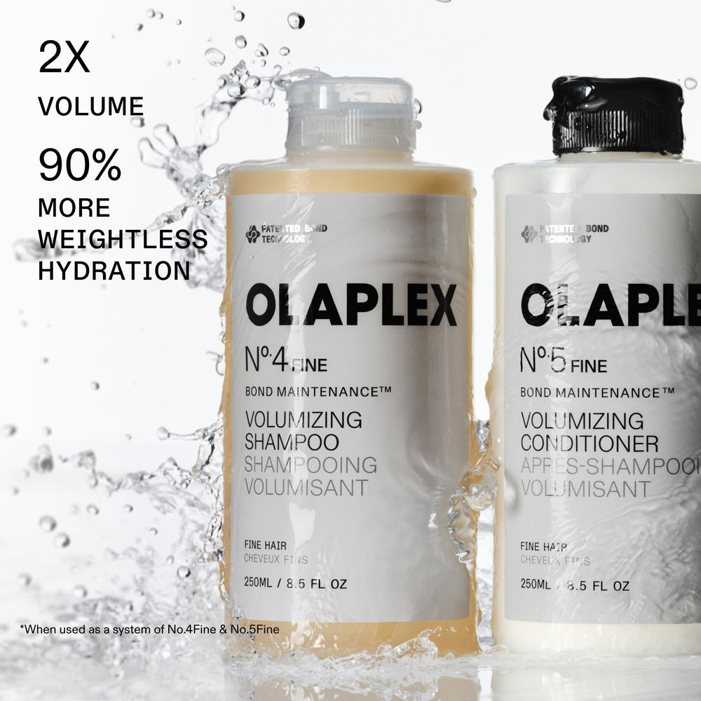 Olaplex N°.5FINE applied to hands demonstrating smooth application benefit