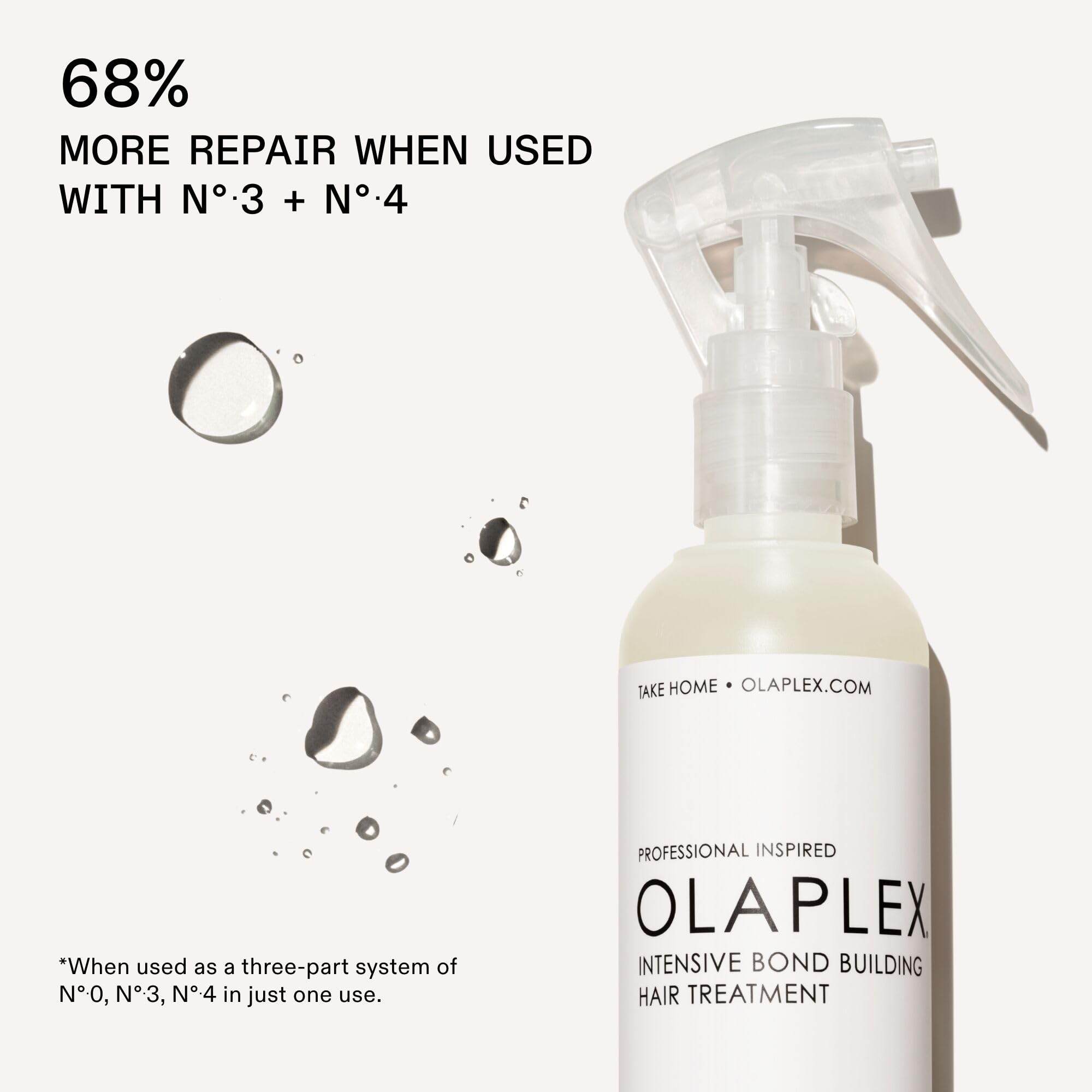 Olaplex N°.0 precision nozzle close-up for targeted application and reduced waste
