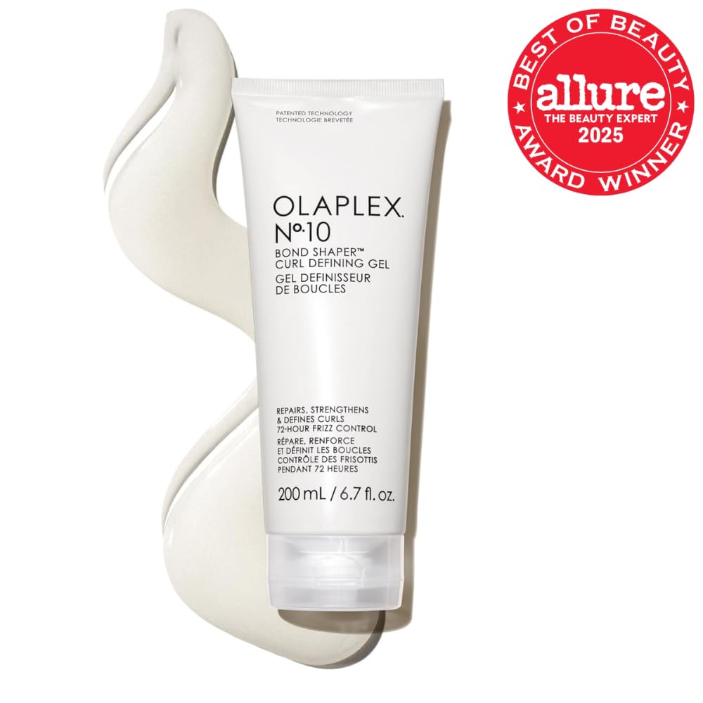 Olaplex No.10 gel texture close-up demonstrating smooth slip and non-crunchy finish