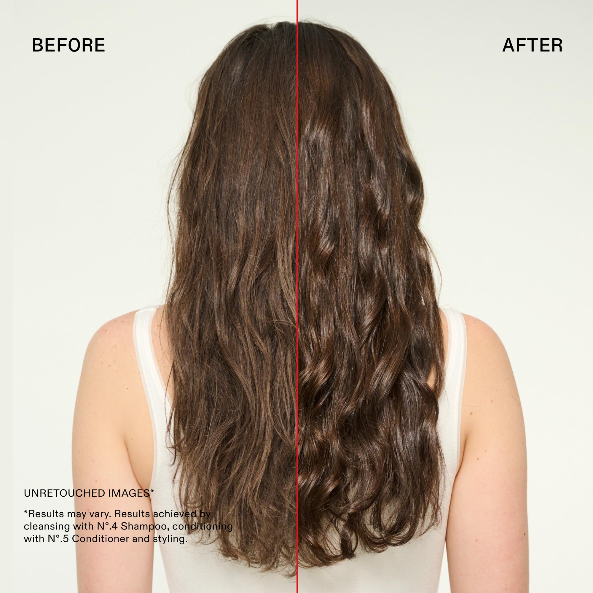 Olaplex No.4 next to No.5 conditioner highlighting complementary repair benefits