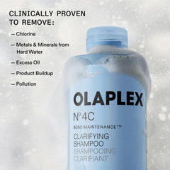 Olaplex N°.4C cream texture on palm showing rich consistency and control