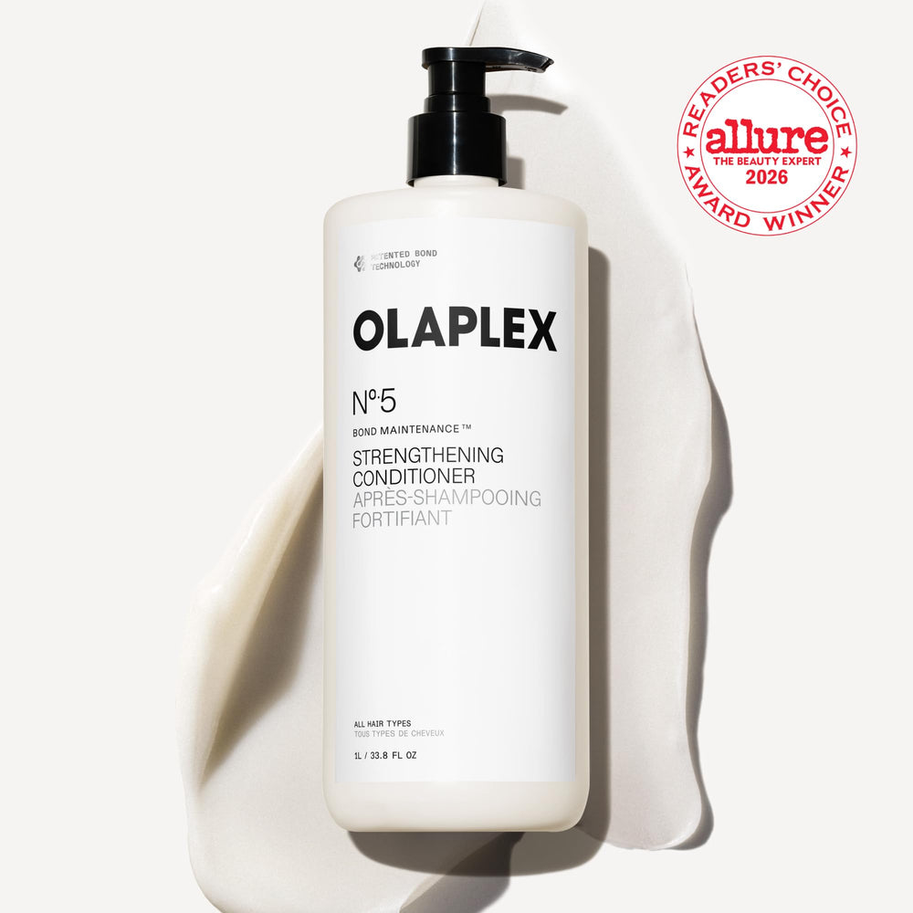 Olaplex No.5 pump dispensing conditioner highlighting convenient salon‑friendly application
