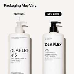 Close up of Olaplex No.5 creamy conditioner texture demonstrating concentrated formula benefit