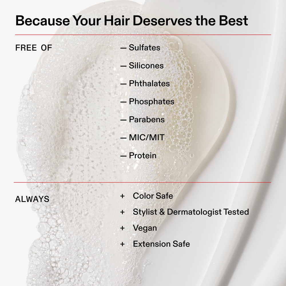 Professional salon bottle of Olaplex N°.5FINE used by stylist to deliver volumizing repair