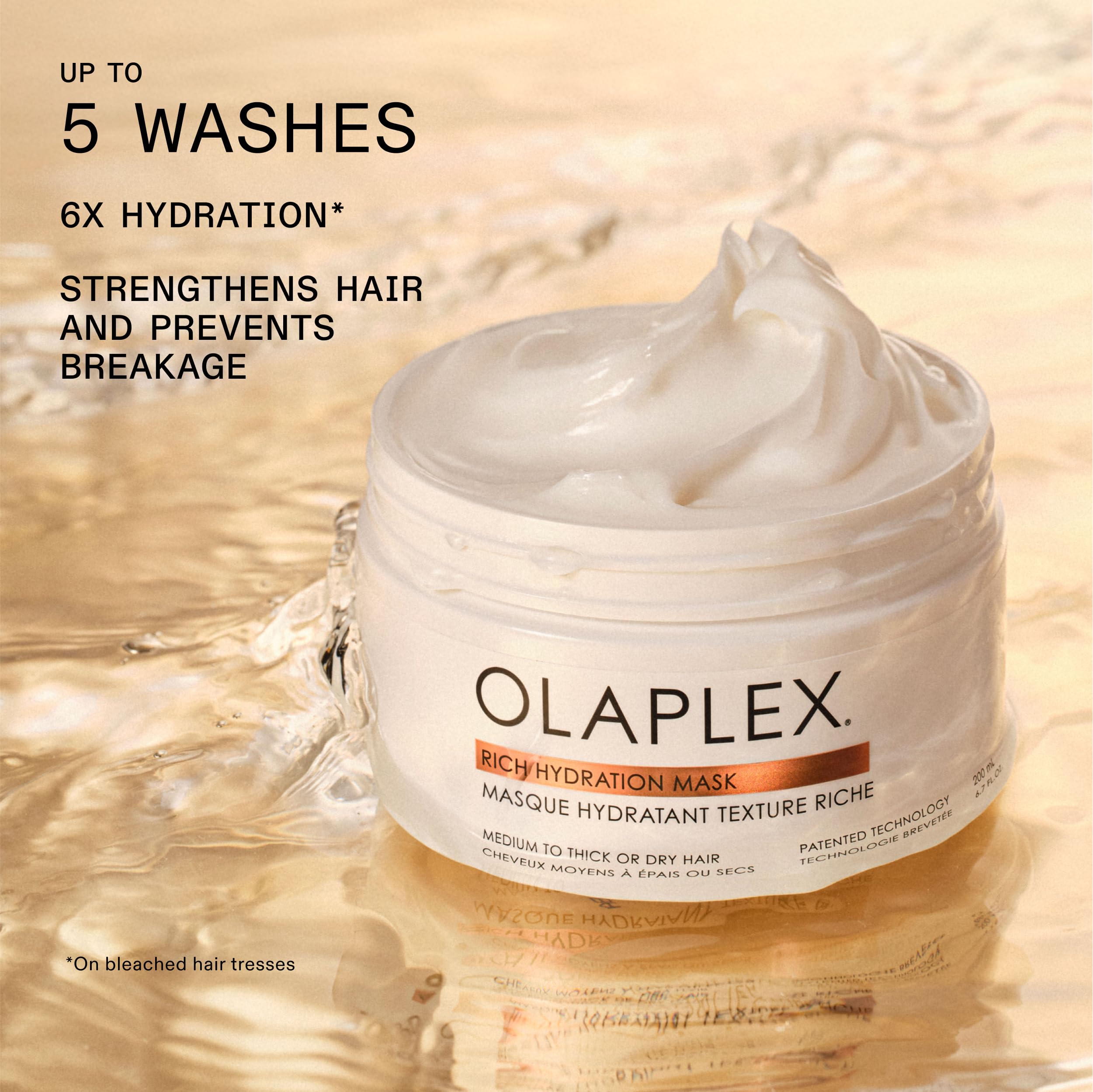Olaplex back label with ingredients and instructions highlighting transparency