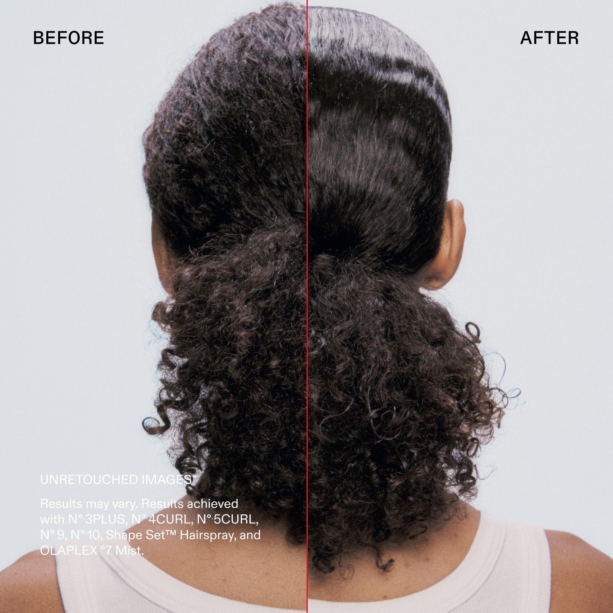 Olaplex Shape Set displayed with other Olaplex stylers for routine benefit