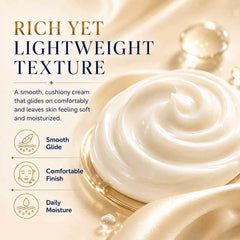 OLAVITA pearl-sized amount on fingertip showing proper application volume