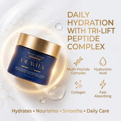 Olavita Cream texture close-up highlighting fast-absorbing, non-greasy feel