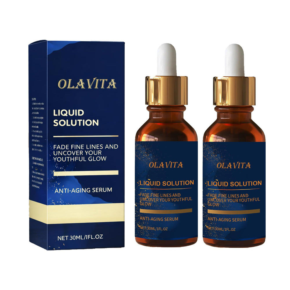 OLAVITA front packaging showing two bottles and clear value
