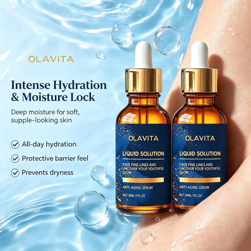 OLAVITA label close-up showing ingredients and directions for effective use