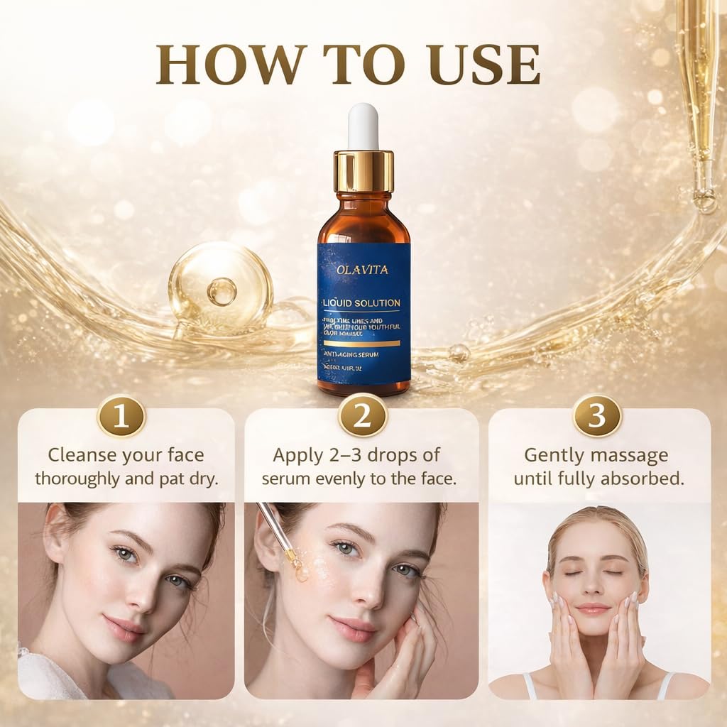 OLAVITA on bathroom shelf in routine setting promoting daily use