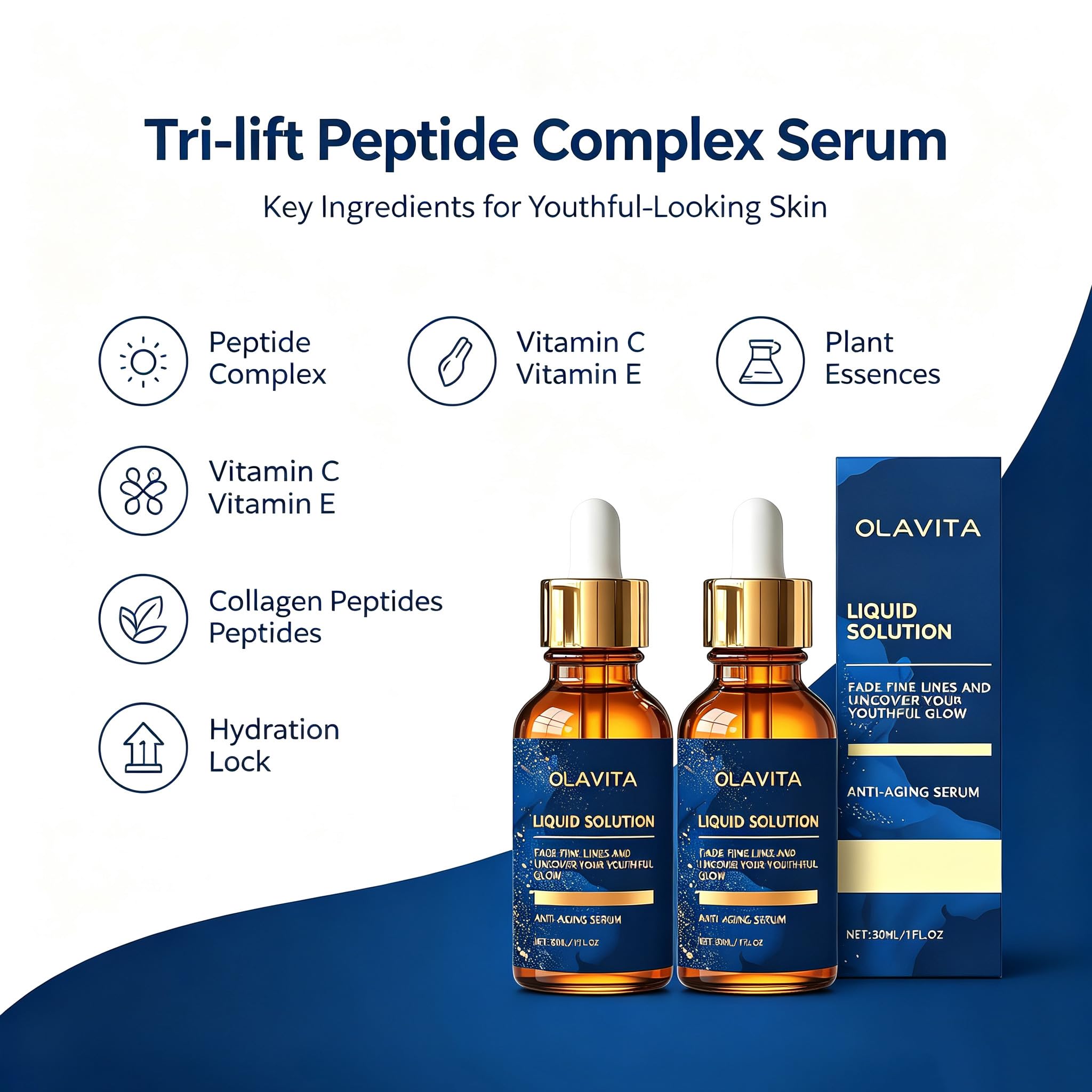 OLAVITA pump dispense close-up highlighting controlled, mess-free application