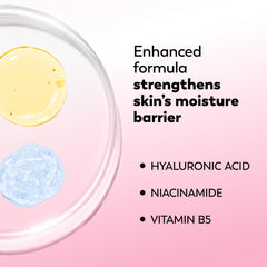 Olay applying moisturizer to face illustrating smooth absorption benefit