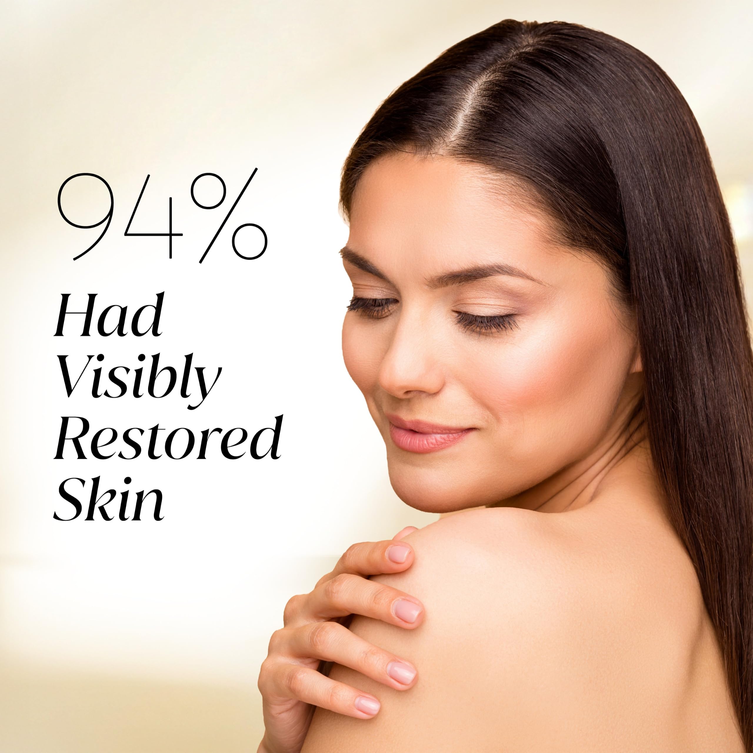 Olay bottle paired with lotion showing boosted results