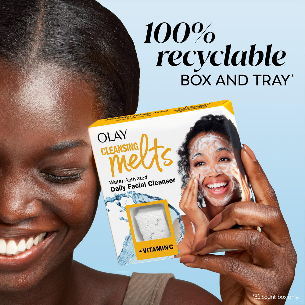 Olay product label showing concise eight-ingredient list for minimal formulation