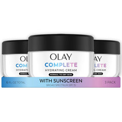Olay front packaging showing SPF 15 with compact protection benefit