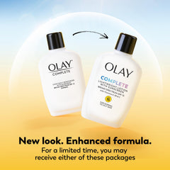 Olay open cap revealing lotion texture and easy dispensing