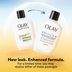 Olay Complete+ creamy texture close-up displaying lightweight absorption