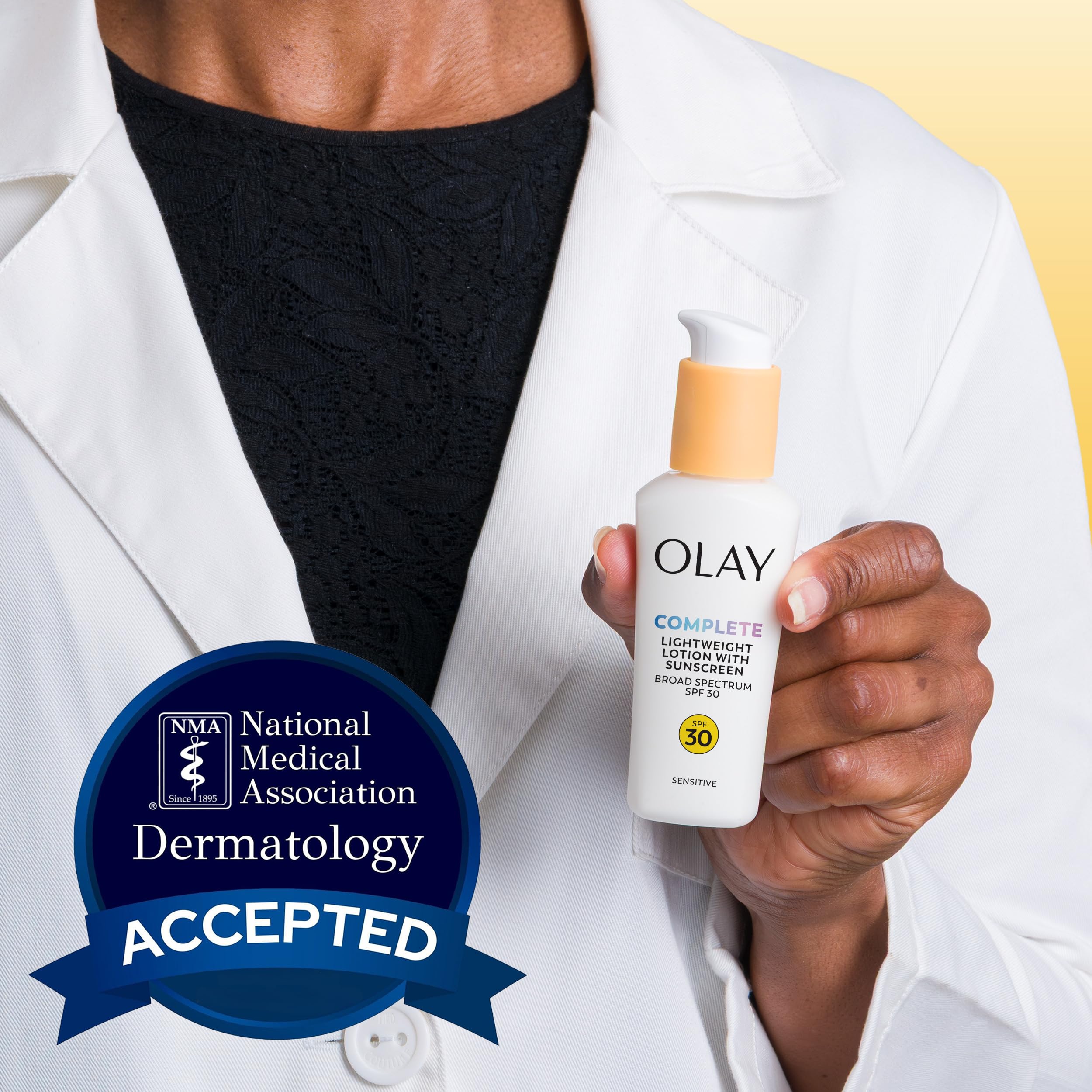 Olay size comparison next to coin for portable convenience