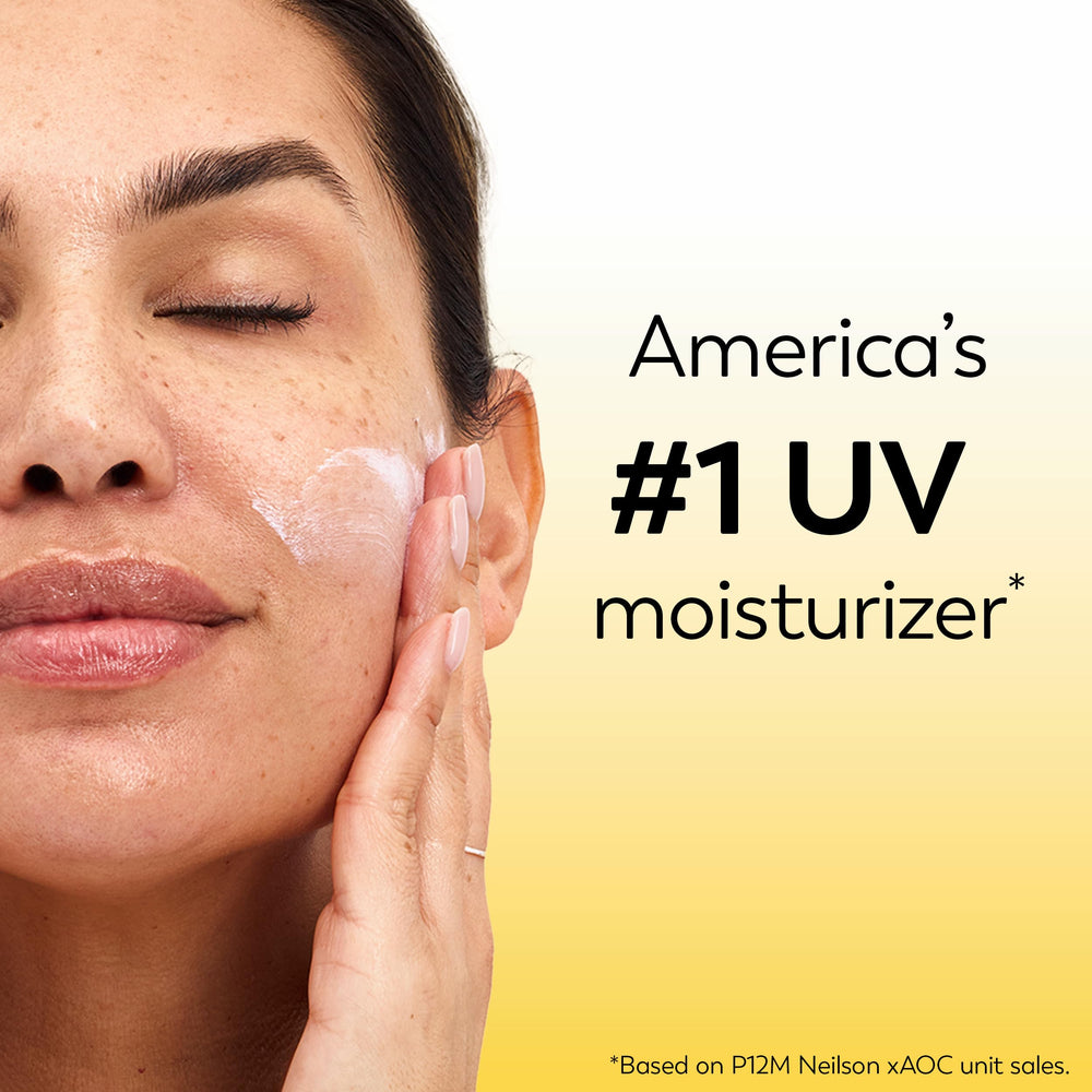 Olay cream on skin showing no white cast and breathable finish