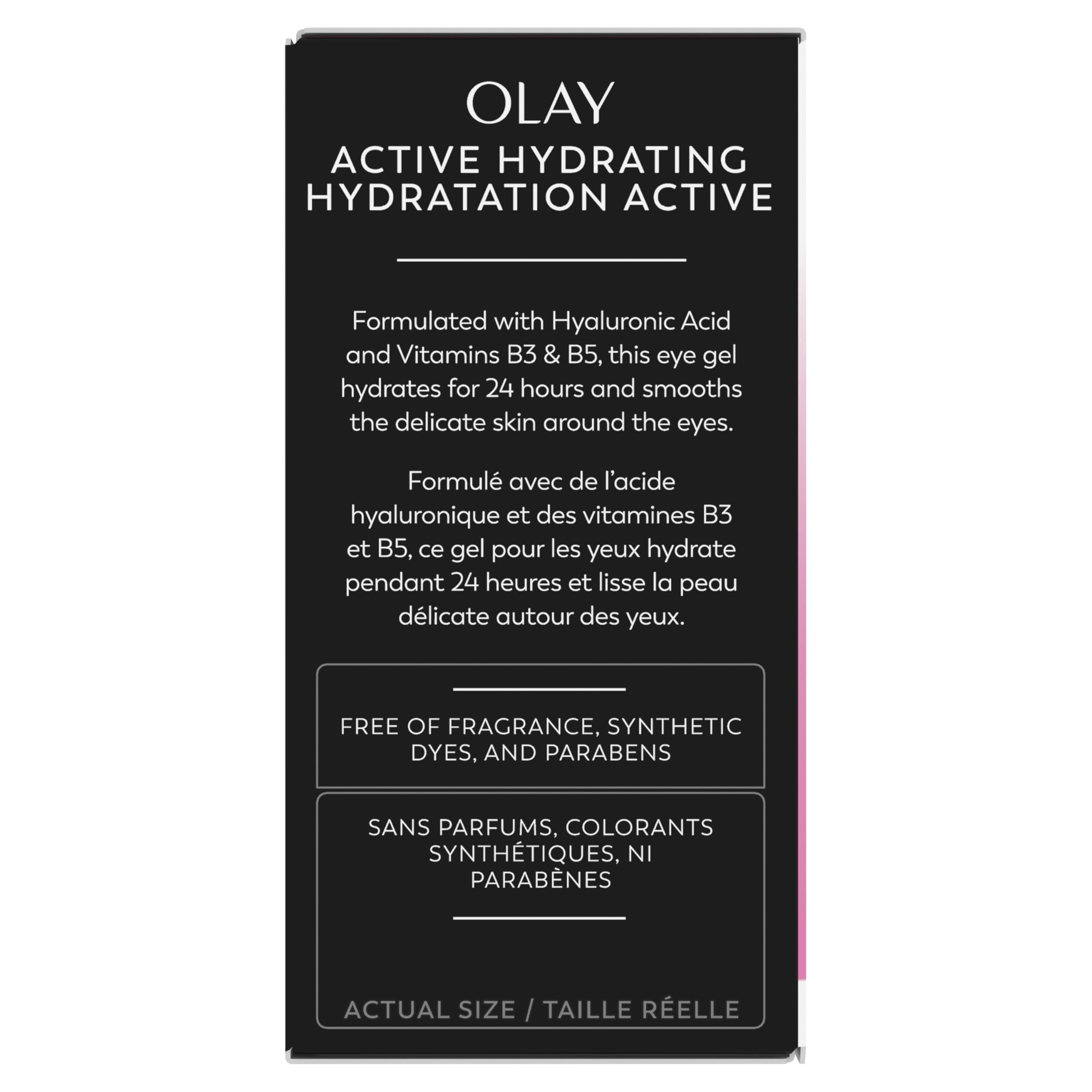 Olay product with clinical props conveying dermatologist-tested benefit